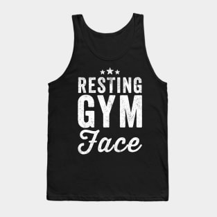 Resting gym face Tank Top